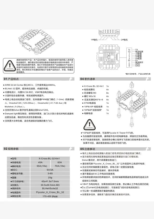 Cross BL 32 in datasheet page 1