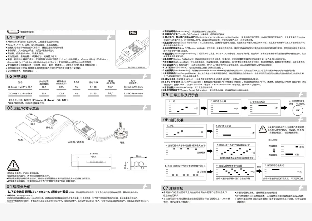 Cross HV3 Pro datasheet page 1