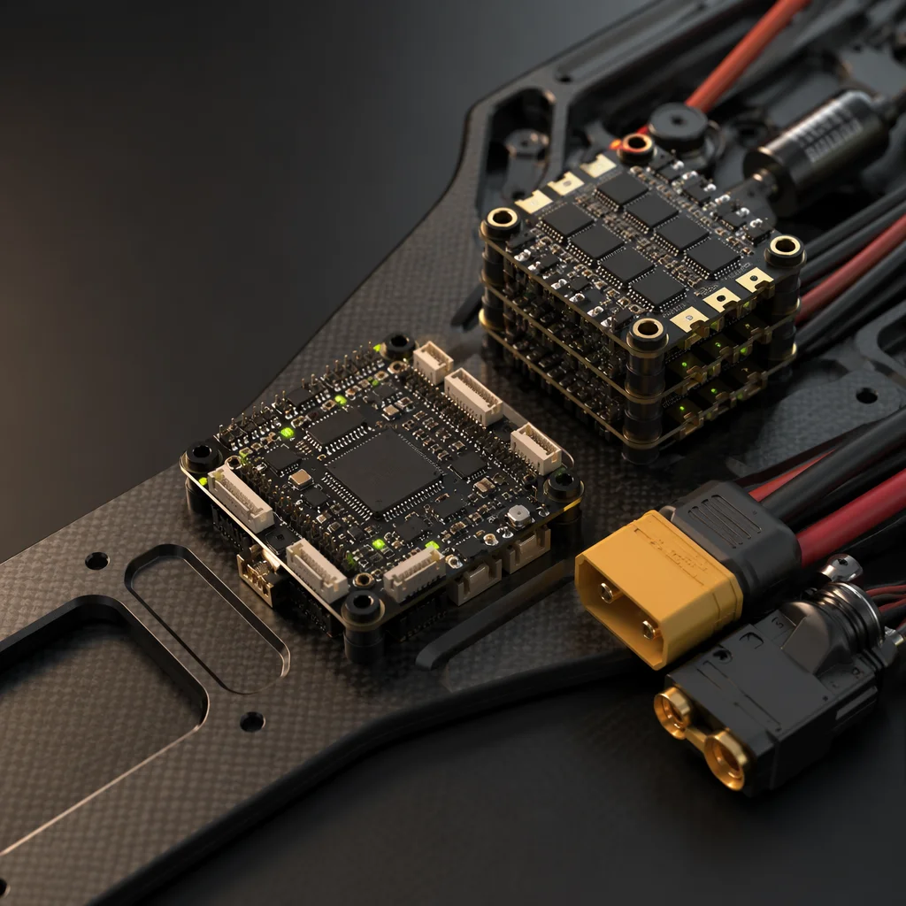 Conceptual UAV control and power components