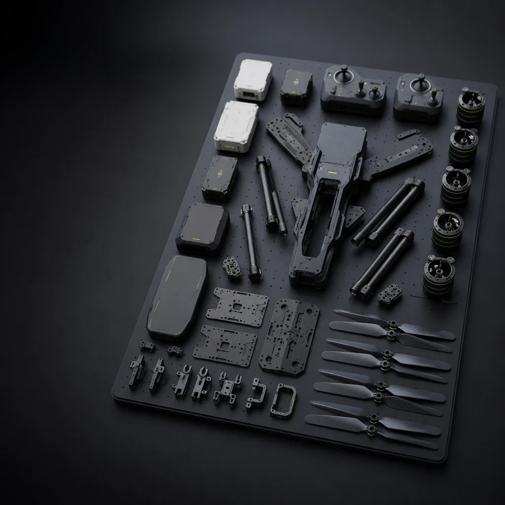 Conceptual modular UAV configuration kit